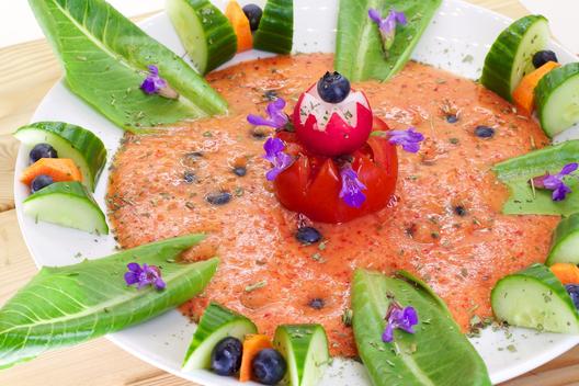 Blueberry - nectarinen - ananas - soep