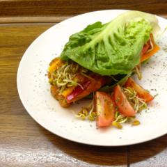 Baby - salade - broodjes met veggie vulling