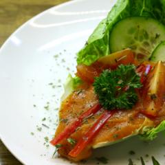 Mango - peper - komkommer - wraps