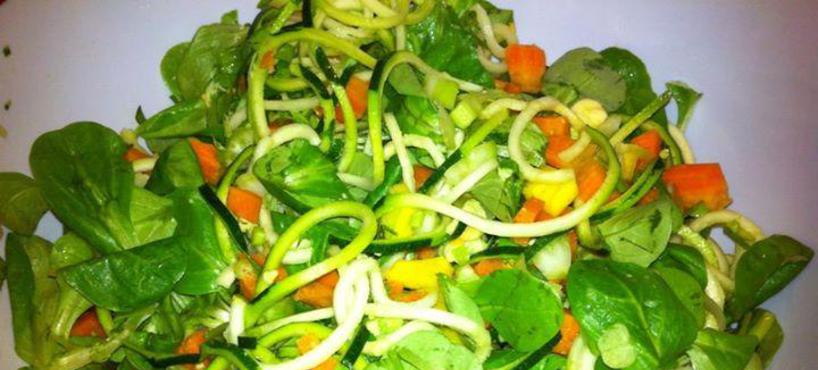 <a href='/Rauwkost-gerechten/Courgette-gele-en-oranje-wortelen-selderij-veldsla-peterselie-en-avocado-salade.-Rijk-en-lekker'>Courgette, gele en oranje wortelen, selderij, veldsla, pe...</a><span>Courgette, gele en oranje wortelen, selderij, veldsla, peterselie en avocado salade. Rijk en lekker!</span>