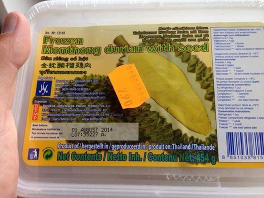 Durian (deze keer gevroren) ❤