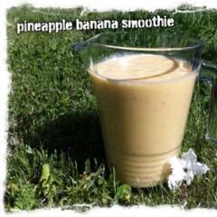 Ananas banaan smoothie - oh my yumness!