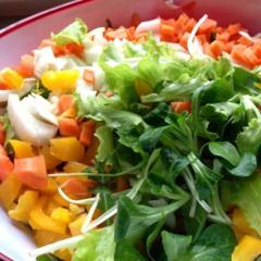 Nog steeds veel kleuren in mijn salade