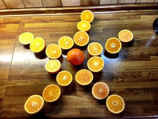 Waar ik het meest van hou in de winter: sinasappels. :)
