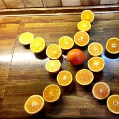 Waar ik het meest van hou in de winter: sinasappels. :)
